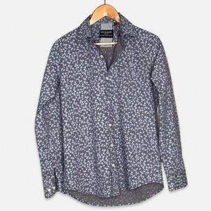 TED BAKER LONDON men’s floral print casual button down shirt